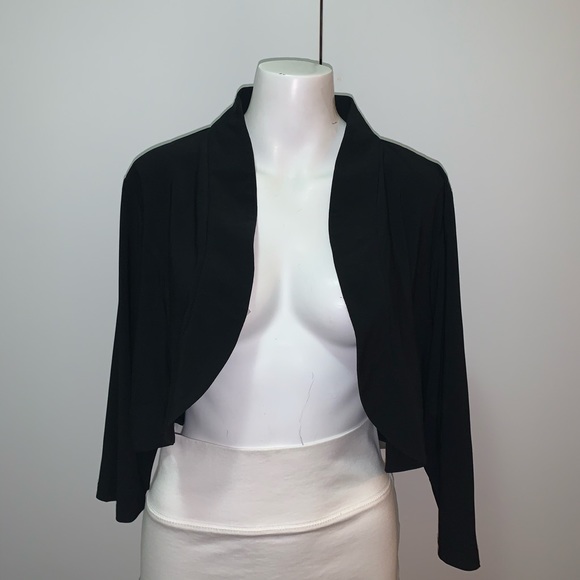 Nina Leonard Tops - Nina Leonard Solid Shrug